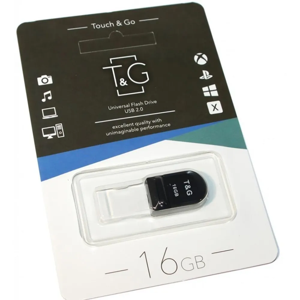 Флеш-накопичувач USB 16GB T&G 010 Shorty Series (TG010-16GB) - мініатюра 3