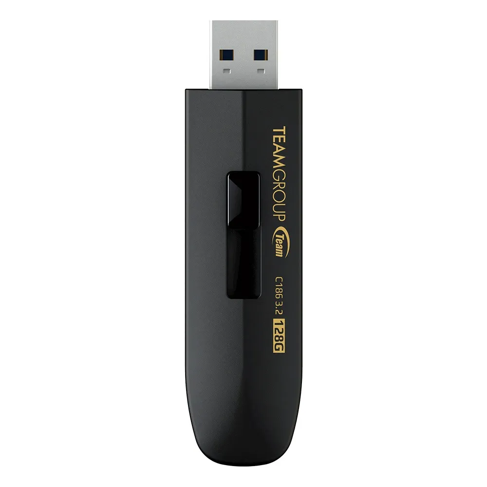 Флеш-накопичувач USB3.2 128GB Team C186 Black (TC1863128GB01) - мініатюра 2