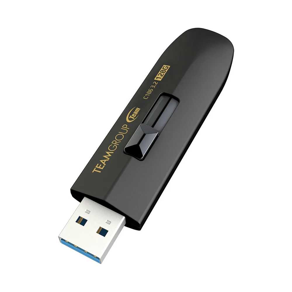 Флеш-накопичувач USB3.2 128GB Team C186 Black (TC1863128GB01) - мініатюра 3