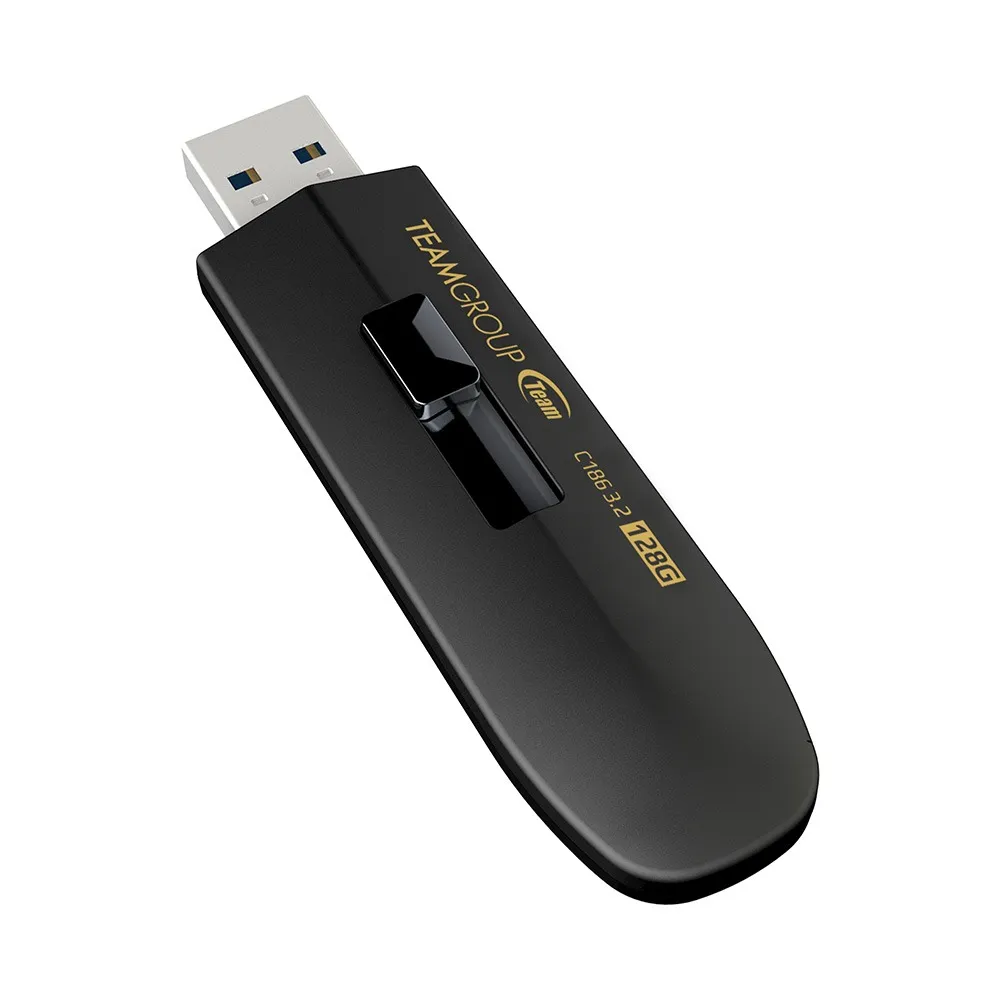 Флеш-накопичувач USB3.2 128GB Team C186 Black (TC1863128GB01) - мініатюра 4