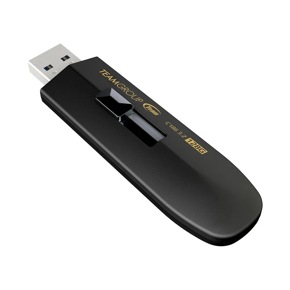 Флеш-накопичувач USB3.2 128GB Team C186 Black (TC1863128GB01) - мініатюра 5
