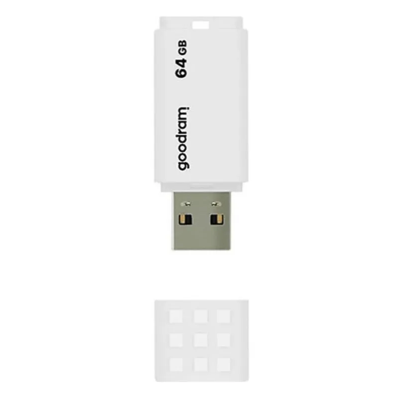 Флеш-накопичувач USB2.0 64GB Goodram UME2 White (UME2-0640W0R11) - зображення 1
