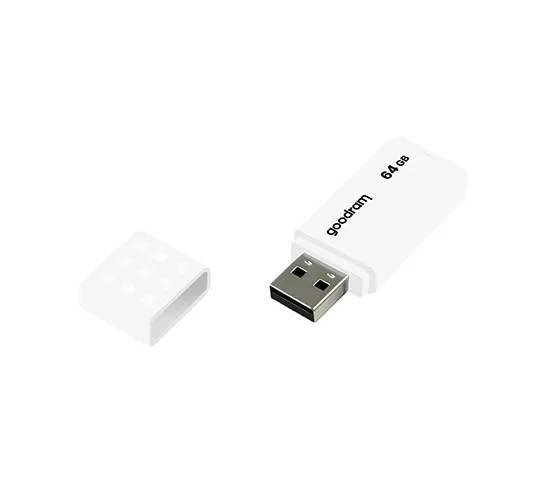 Флеш-накопичувач USB2.0 64GB Goodram UME2 White (UME2-0640W0R11) - мініатюра 3