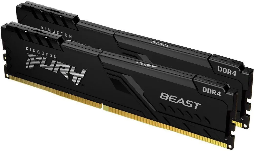 Модуль пам`ятi DDR4 2x16GB/3200 Kingston Fury Beast Black (KF432C16BBK2/32) - мініатюра 10