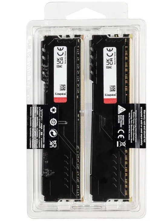 Модуль пам`ятi DDR4 2x16GB/3200 Kingston Fury Beast Black (KF432C16BBK2/32) - мініатюра 6