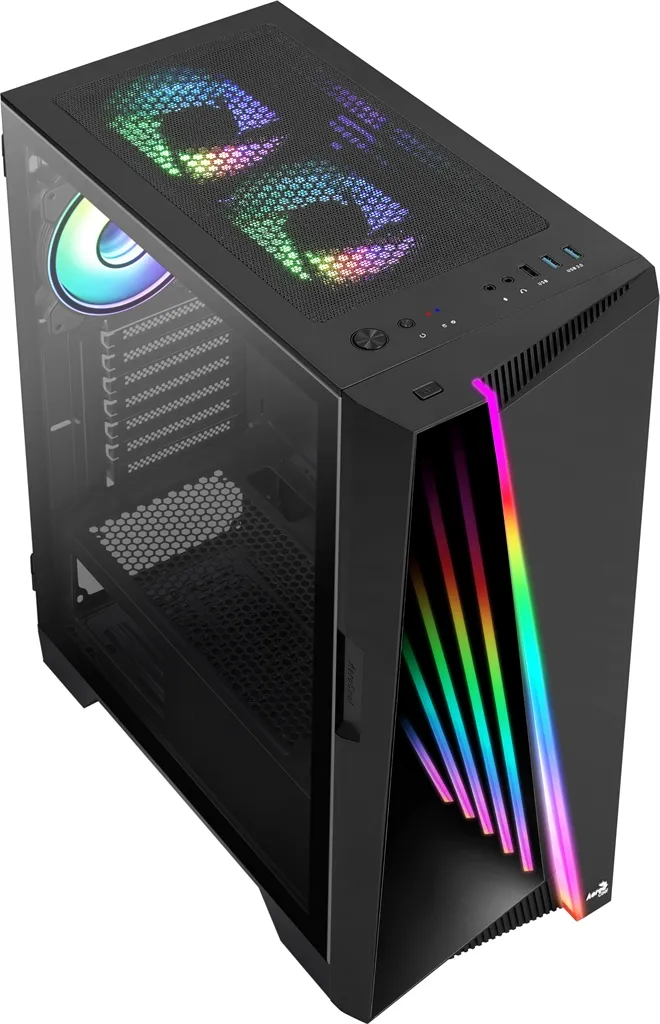 Корпус AeroCool Mirage (Mirage-G-BK-v2) Black без БЖ - мініатюра 8