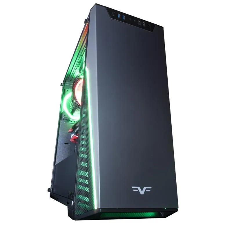 Корпус Frime MarkIII 2*3.0 без БЖ (MarkIII-U3-GLS-3RGBF-WP) - мініатюра 2