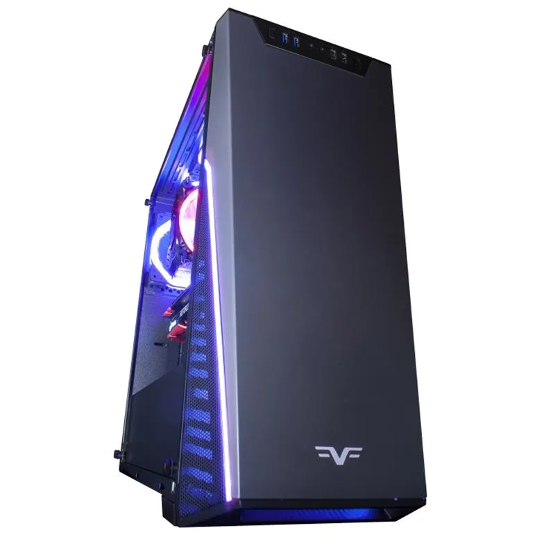 Корпус Frime MarkIII 2*3.0 без БЖ (MarkIII-U3-GLS-3RGBF-WP) - мініатюра 3