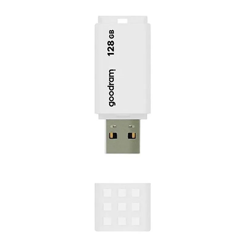 Флеш-накопичувач USB2.0 128GB Goodram UME2 White (UME2-1280W0R11) - зображення 1