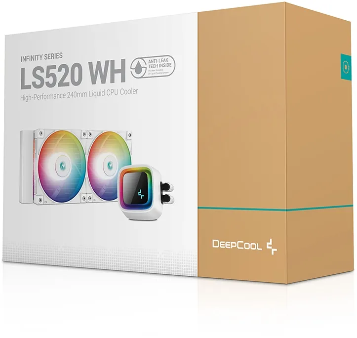 Система водяного охолодження Deepcool LS520 White (R-LS520-WHAMNT-G-1) - мініатюра 6