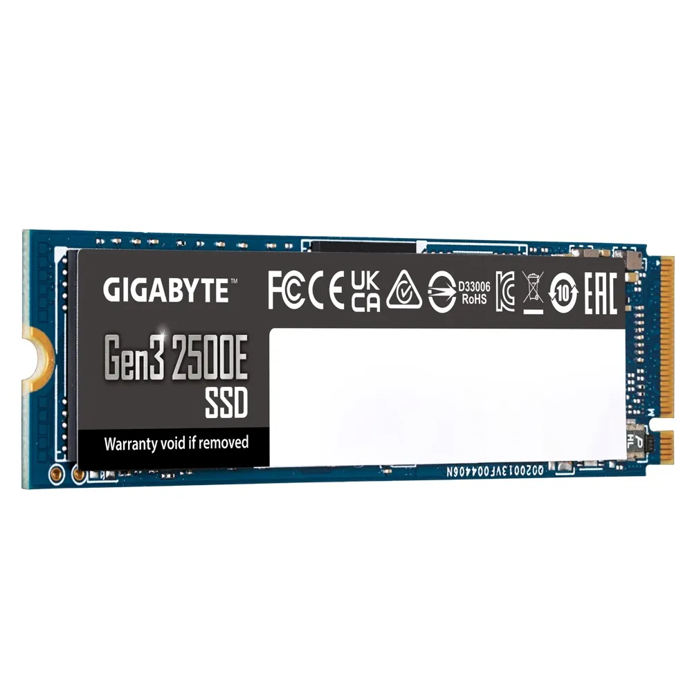Накопичувач SSD 1TB Gigabyte Gen3 2500E M.2 PCIe NVMe 3.0 x4 3D TLC (G325E1TB) - мініатюра 2