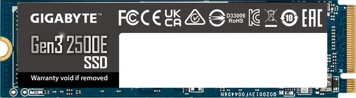 Накопичувач SSD  500GB Gigabyte Gen3 2500E M.2 PCIe NVMe 3.0 x4 3D TLC (G325E500G) - зображення 1
