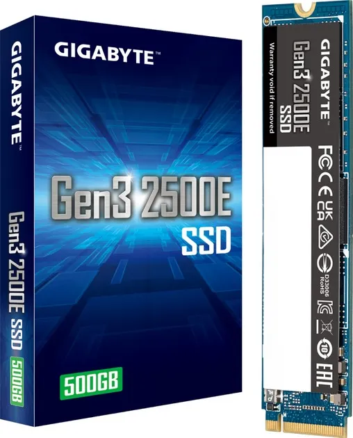 Накопичувач SSD  500GB Gigabyte Gen3 2500E M.2 PCIe NVMe 3.0 x4 3D TLC (G325E500G) - мініатюра 6