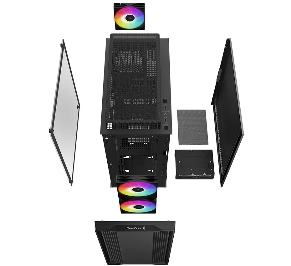 Корпус DeepCool CC360 ARGB (R-CC360-BKAPM3-G-1) без БЖ - мініатюра 12