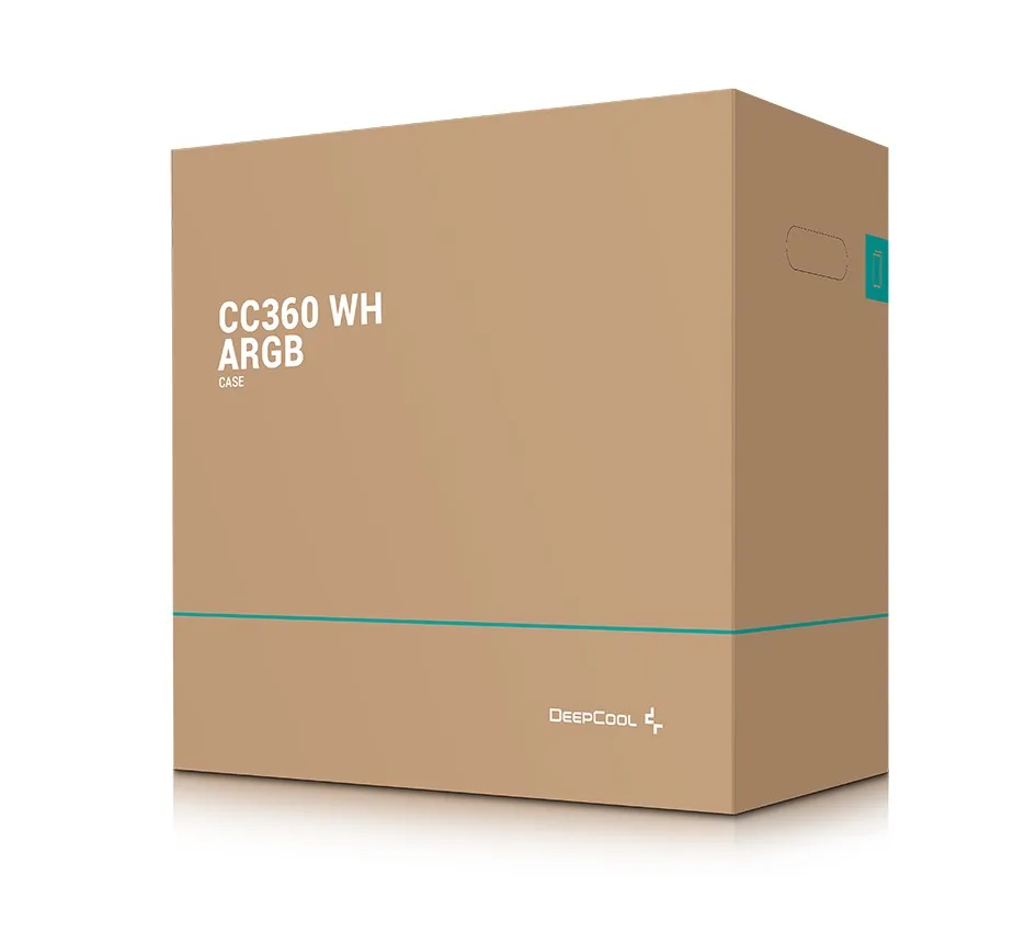 Корпус DeepCool CC360 White ARGB (R-CC360-WHAPM3-G-1) без БЖ - мініатюра 15