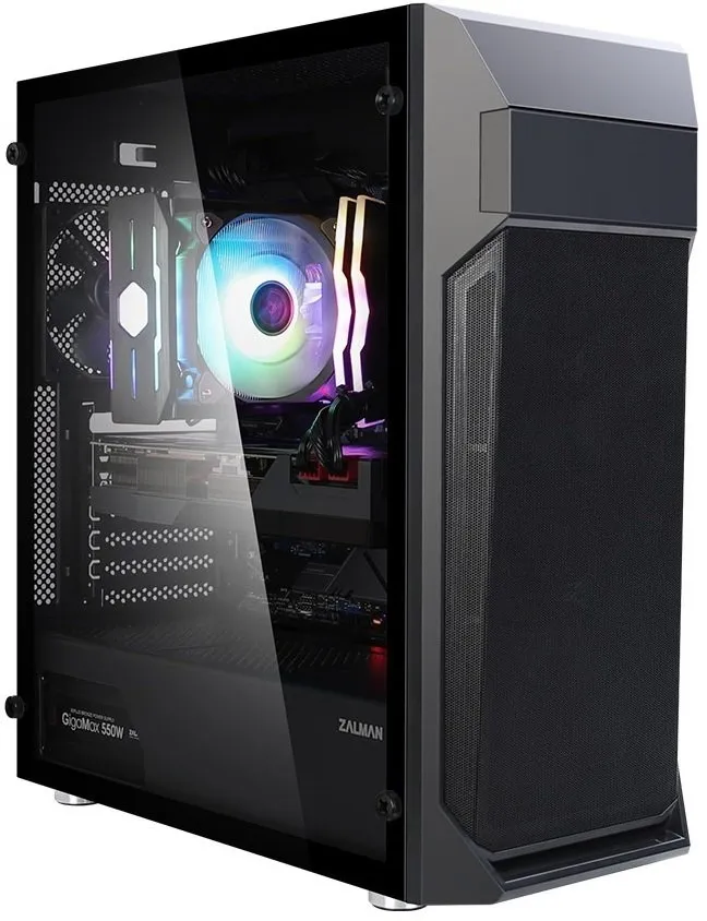 Корпус Zalman Z1 Plus Black без БЖ - мініатюра 2