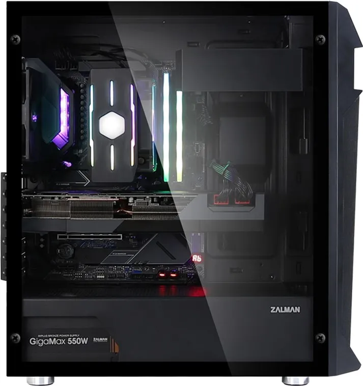 Корпус Zalman Z1 Plus Black без БЖ - мініатюра 3