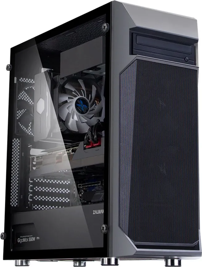Корпус Zalman Z1 Plus Black без БЖ - мініатюра 4