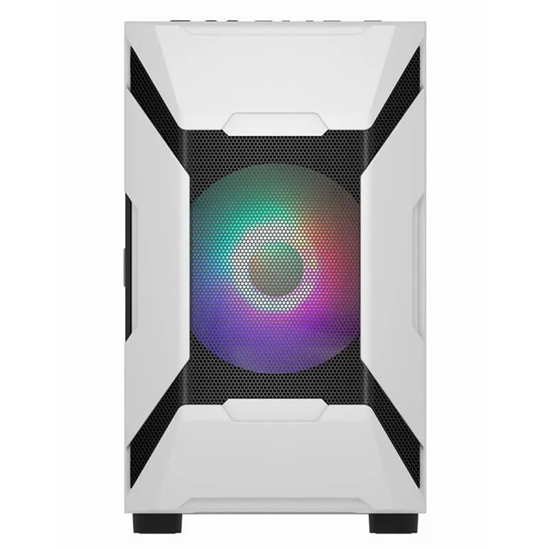 Корпус 1stPlayer D3-A-F2P-W-F2-W-WH White без БЖ - мініатюра 2