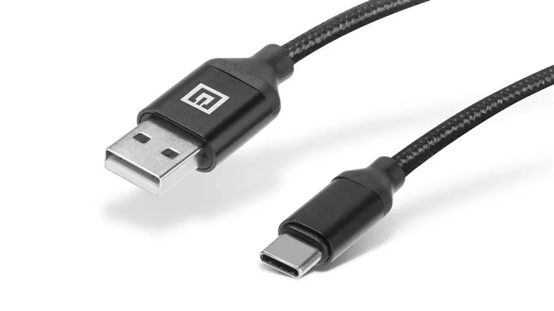 Кабель REAL-EL Premium Fabric USB - USB Type-C (M/M), 2 м, Black (EL123500047) - мініатюра 3