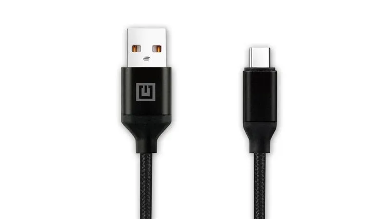 Кабель REAL-EL Premium Fabric USB - USB Type-C (M/M), 2 м, Black (EL123500047) - мініатюра 4