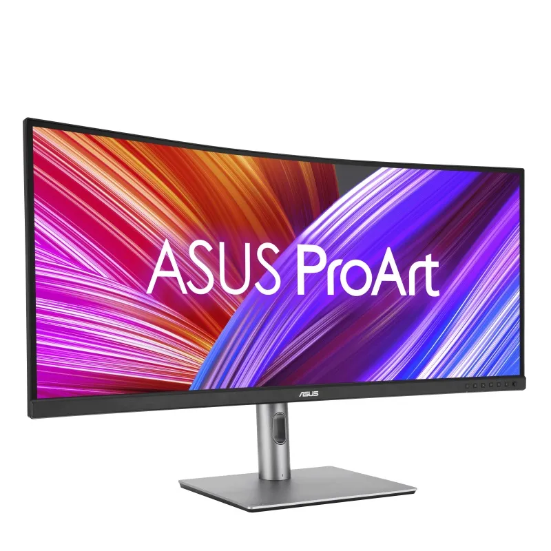 Монітор Asus 34.1" PA34VCNV (90LM04A0-B02370) IPS Black/Silver Curved - мініатюра 2