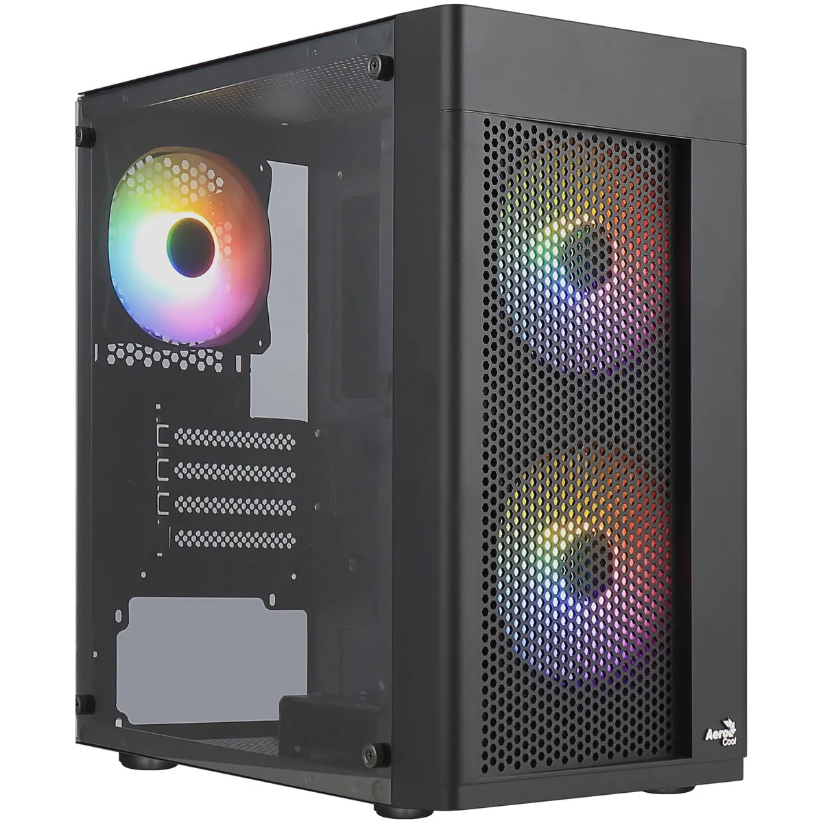 Корпус AeroCool Hexform-G-BK-v2 (ACCX-PV38004.11) Black 600W - мініатюра 11