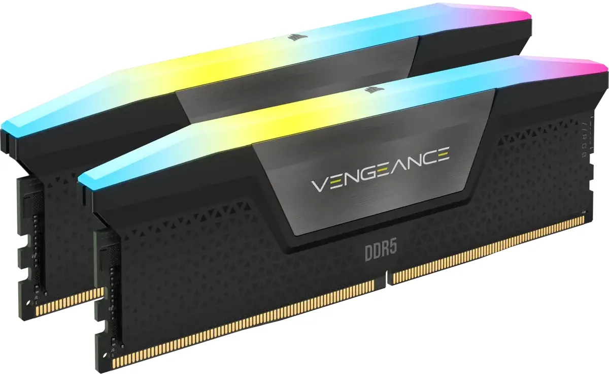 Модуль пам`ятi DDR5 2x16GB/6000 Corsair Vengeance RGB Black (CMH32GX5M2E6000C36) - мініатюра 2