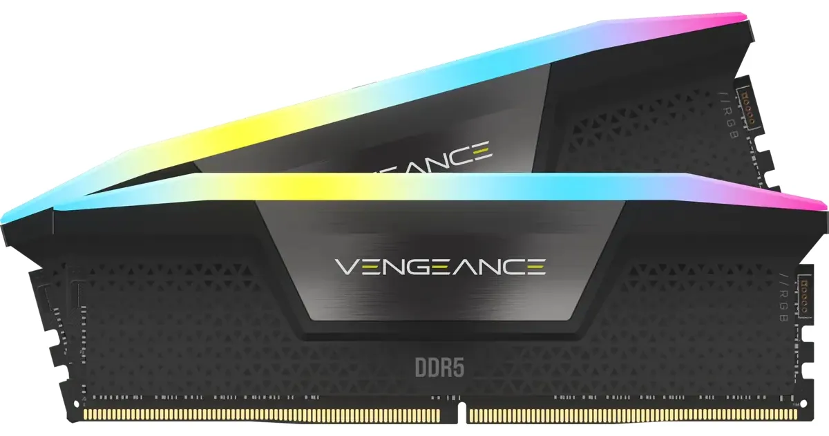 Модуль пам`ятi DDR5 2x16GB/6000 Corsair Vengeance RGB Black (CMH32GX5M2E6000C36) - мініатюра 3