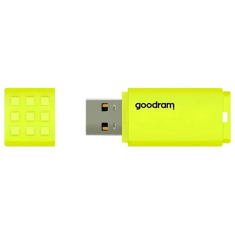 Флеш-накопичувач USB2.0 64GB Goodram UME2 Yellow (UME2-0640Y0R11) - мініатюра 2