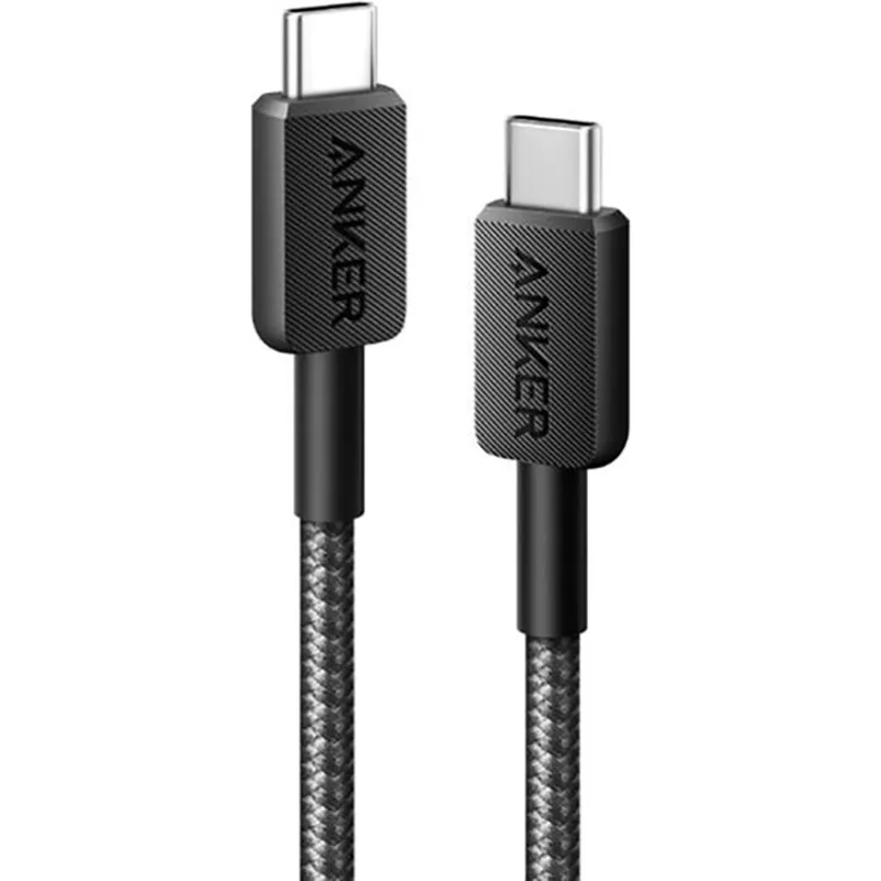Кабель Anker 322 USB-C - USB-C, 0.9 м, Black (A81F5G11) - мініатюра 4