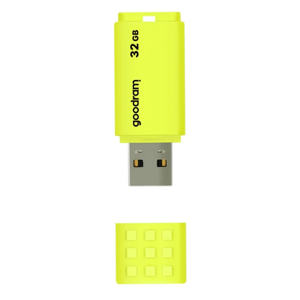 Флеш-накопичувач USB2.0 32GB Goodram UME2 Yellow (UME2-0320Y0R11) - зображення 1