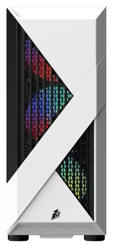 Корпус 1stPlayer F3-A-4F1 White 600W - мініатюра 2