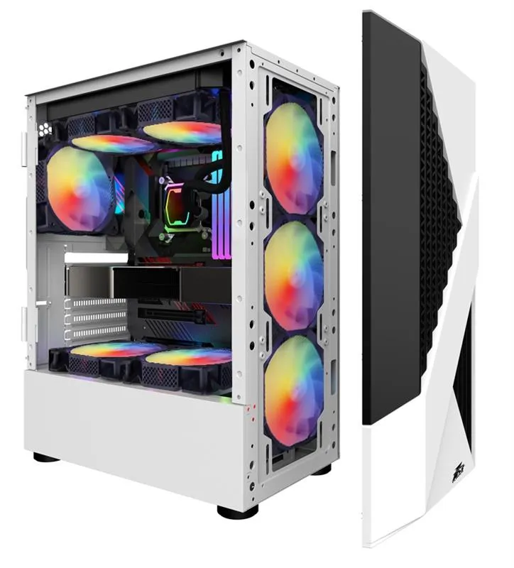 Корпус 1stPlayer F3-A-4F1 White 600W - мініатюра 4