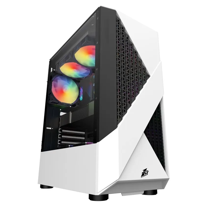 Корпус 1stPlayer F3-A-4F1 White 600W - мініатюра 5