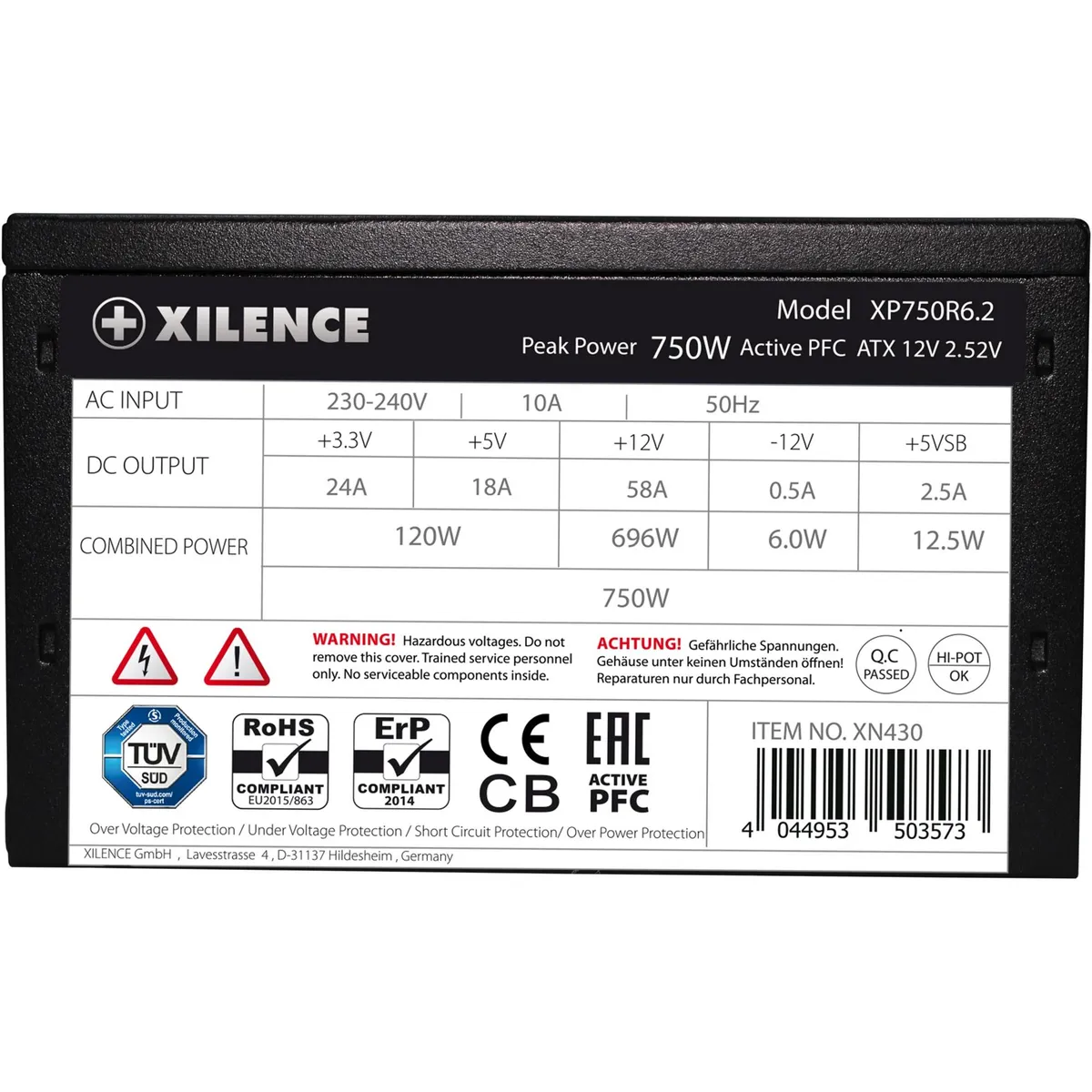 Блок живлення Xilence Performance C+ (XP750R6.2) 750W - мініатюра 2
