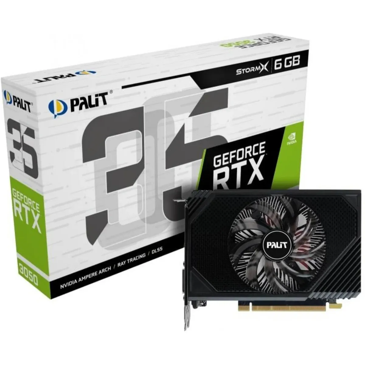 Відеокарта GF RTX 3050 6GB GDDR6 StormX Palit (NE63050018JE-1072F) - мініатюра 8