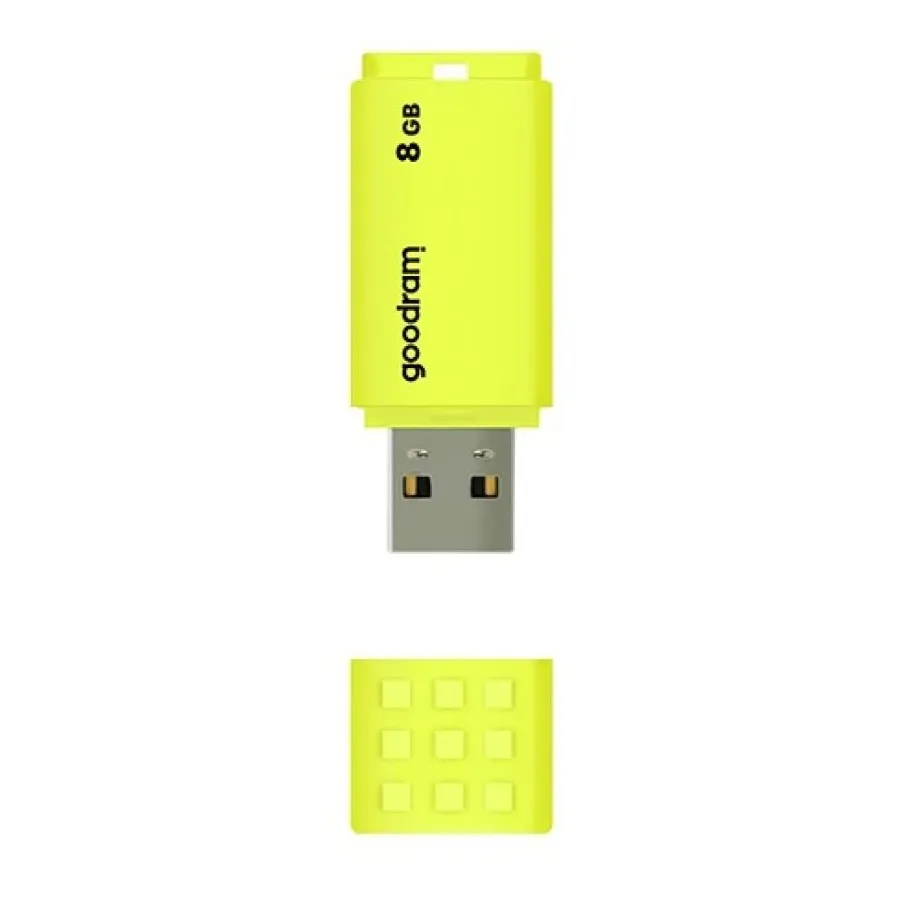 Флеш-накопичувач USB2.0  8GB Goodram UME2 Yellow (UME2-0080Y0R11) - зображення 1