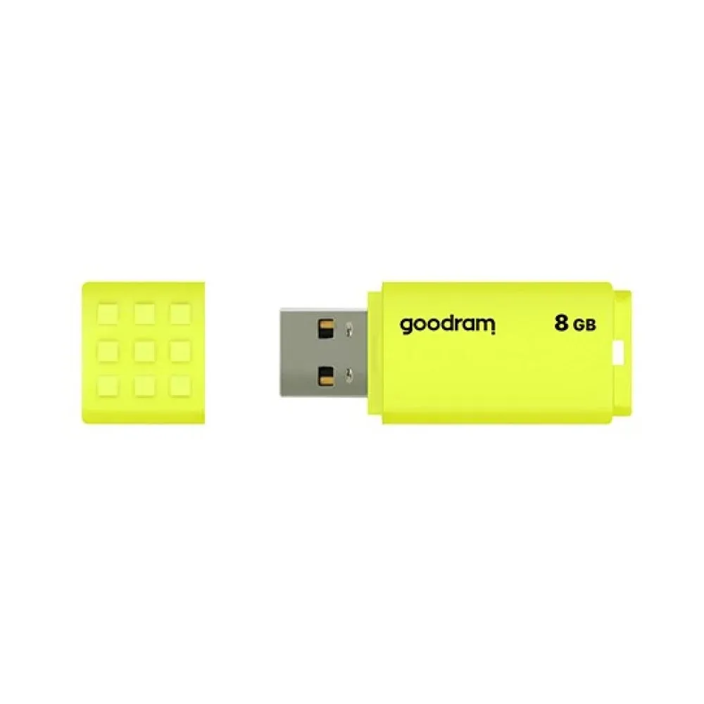 Флеш-накопичувач USB2.0  8GB Goodram UME2 Yellow (UME2-0080Y0R11) - мініатюра 2
