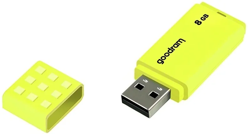Флеш-накопичувач USB2.0  8GB Goodram UME2 Yellow (UME2-0080Y0R11) - мініатюра 3