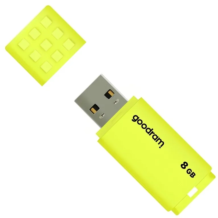 Флеш-накопичувач USB2.0  8GB Goodram UME2 Yellow (UME2-0080Y0R11) - мініатюра 4
