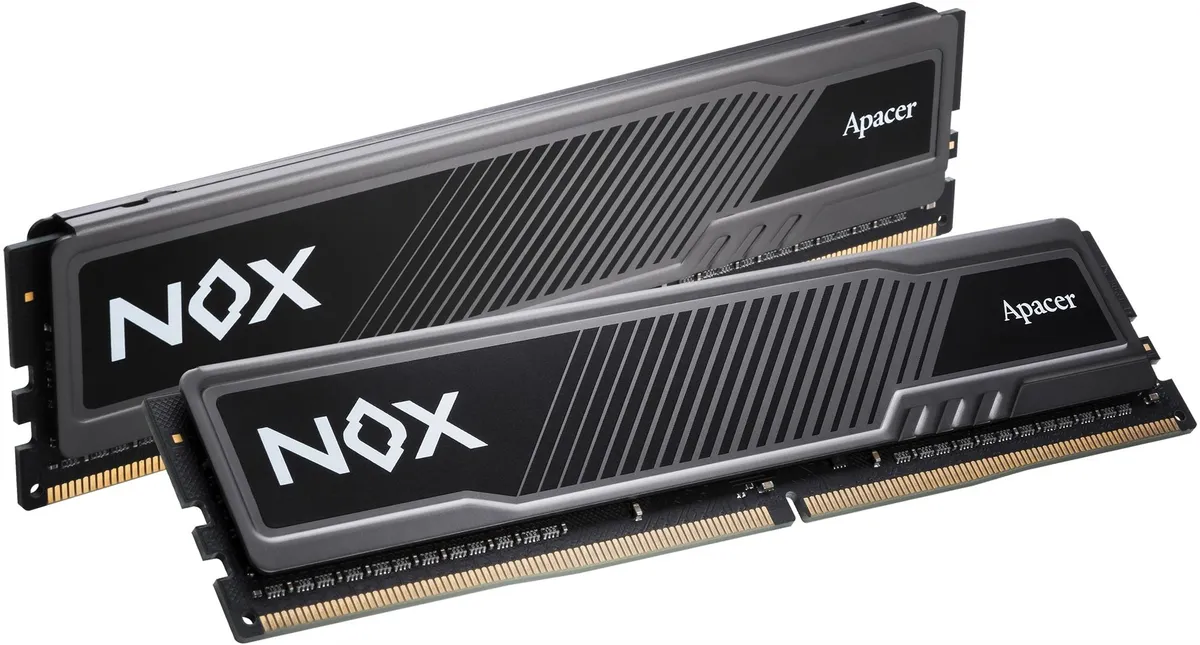Модуль пам`ятi DDR4 2x16GB/3200 Apacer NOX (AH4U32G32C282MBAA-2) - мініатюра 7