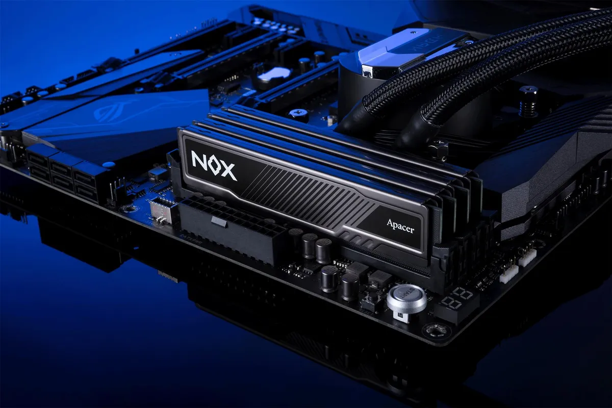 Модуль пам`ятi DDR4 2x16GB/3200 Apacer NOX (AH4U32G32C282MBAA-2) - мініатюра 8