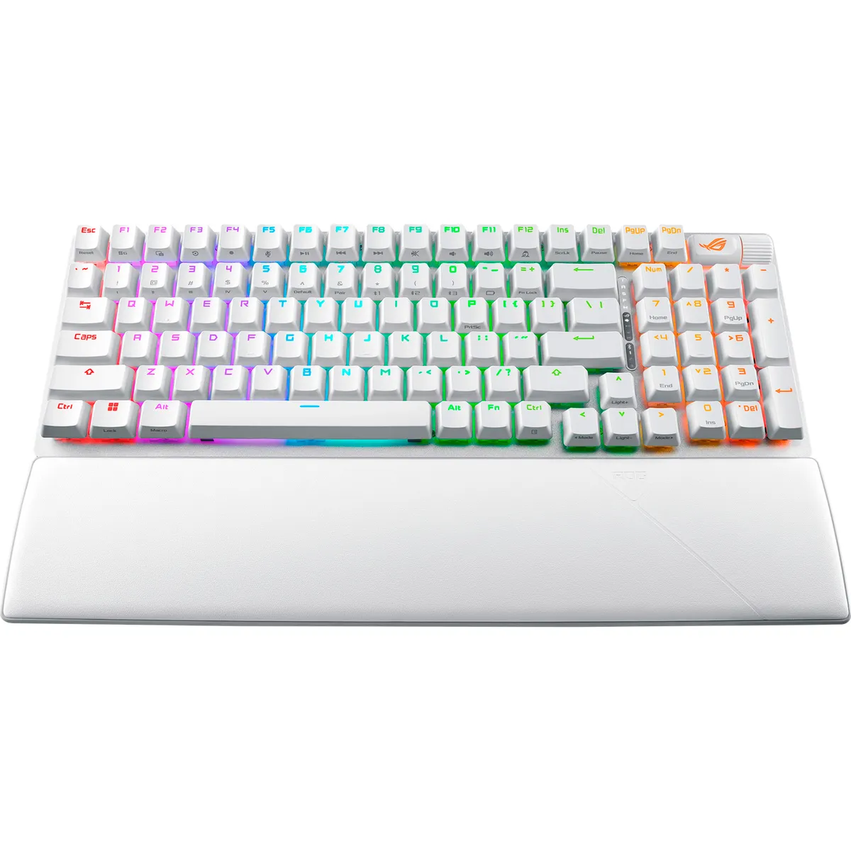 Клавіатура бездротова Asus ROG Strix Scope II RGB WL BT White (90MP037A-BKUA30) - зображення 1