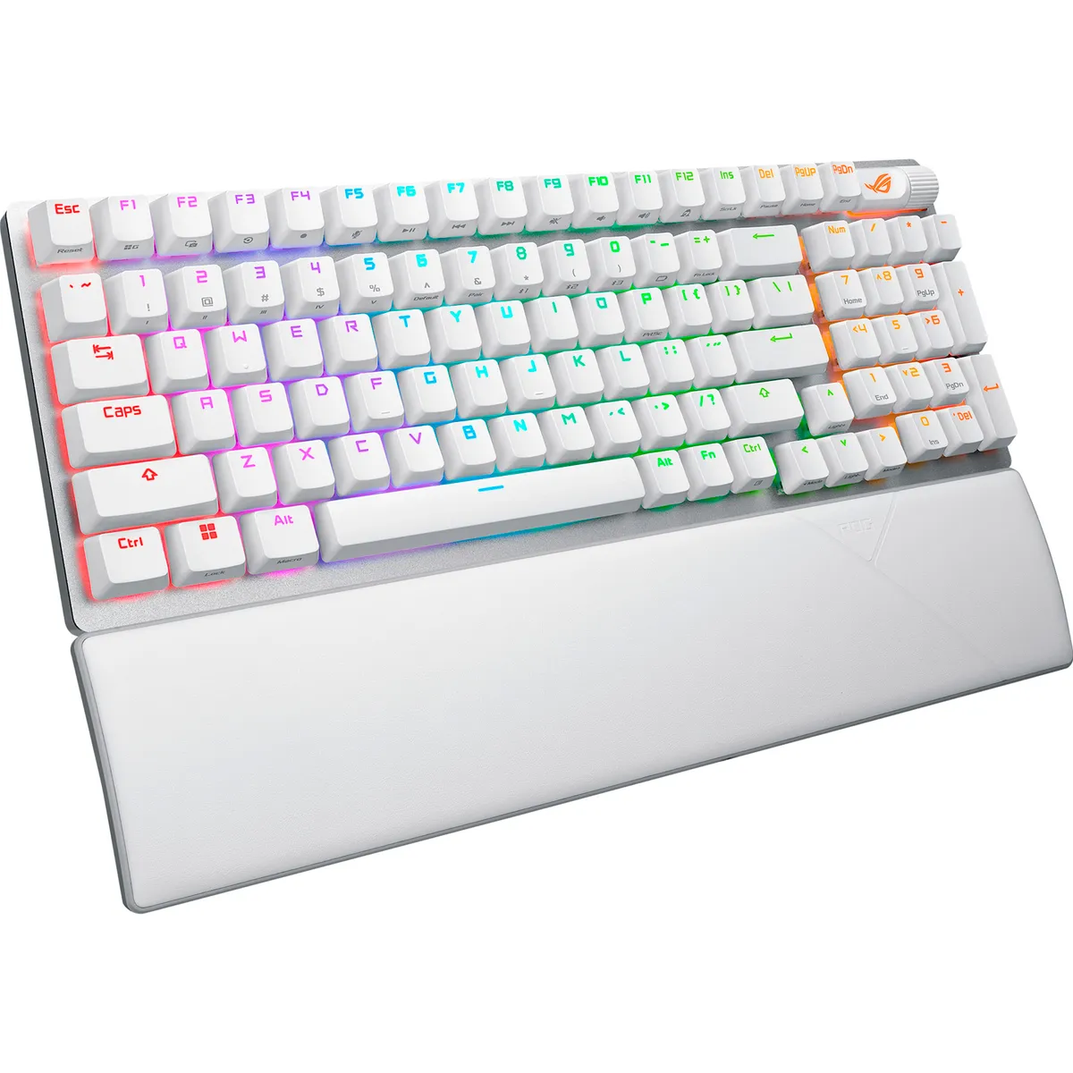 Клавіатура бездротова Asus ROG Strix Scope II RGB WL BT White (90MP037A-BKUA30) - мініатюра 4