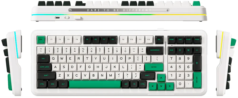 Клавіатура бездротова MCHOSE K99 Green (K99-2A) - мініатюра 2