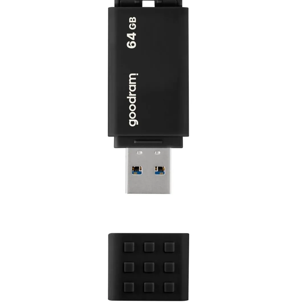 Флеш-накопичувач USB3.2 64GB Goodram UME3 Black (UME3-0640K0R11) - зображення 1