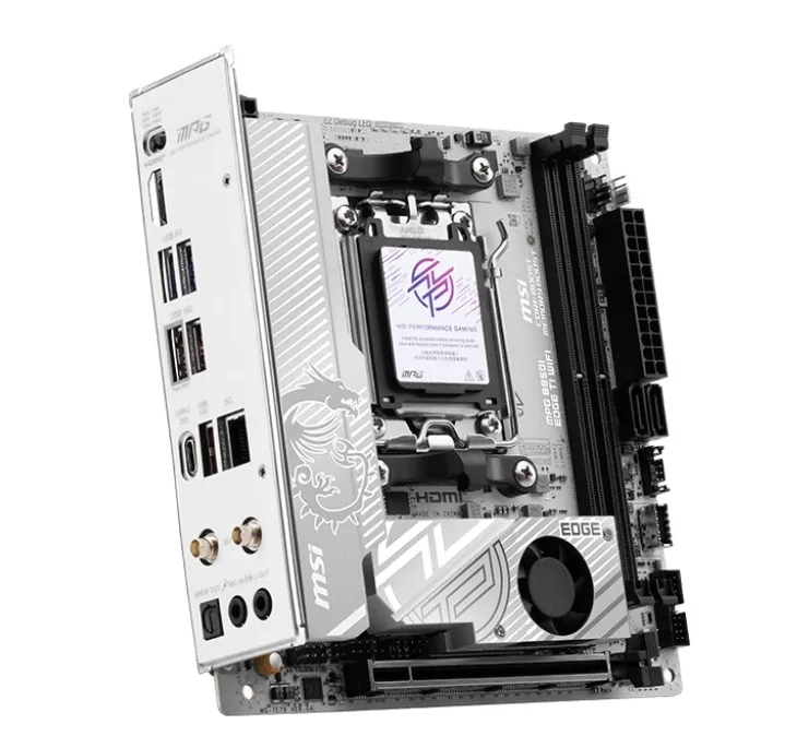 Материнська плата MSI MPG B850I Edge Ti WiFi Socket AM5 - мініатюра 4