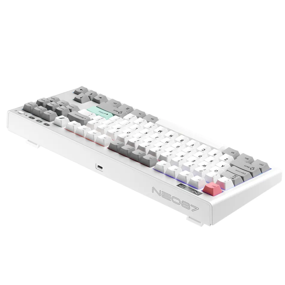 Клавіатура бездротова 1stPlayer NEO87 Wireless Frostwave (NEO87-FW-TLD) - мініатюра 2