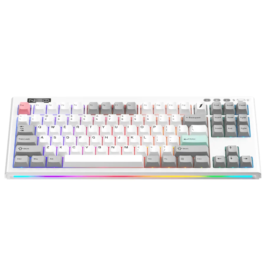 Клавіатура бездротова 1stPlayer NEO87 Wireless Frostwave (NEO87-FW-TLD) - мініатюра 3